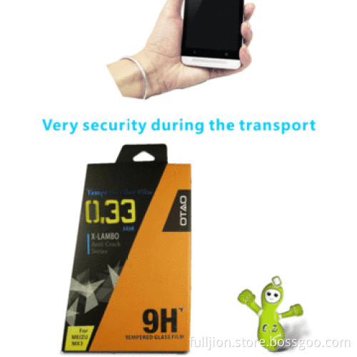 Strong adsorption 0.33mm 2.5d curved edge tempered glass screen protector for HTC ONE MAX